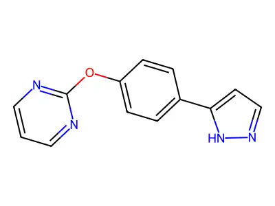 2-[4-(1H-Pyrazol-3-Yl)Phenoxy]Pyrimidine structure