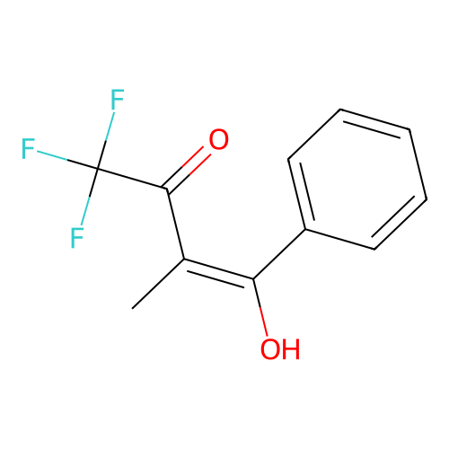 1,1,1-Trifluoro-4-hydroxy-3-methyl-4-phenylbut-3-en-2-one structure