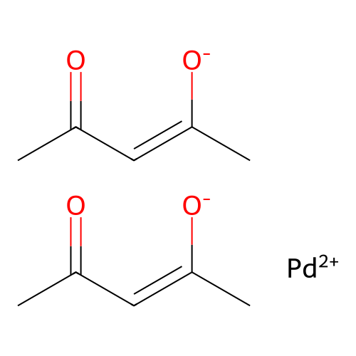 Palladium acetylacetonate structure