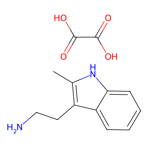 2-(2-methyl-1H-indol-3-yl)ethanamine oxalate structure