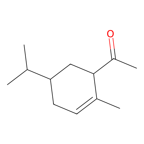 1-(2-Methyl-5-(1-methylethyl)-2-cyclohexen-1-yl)ethan-1-one structure