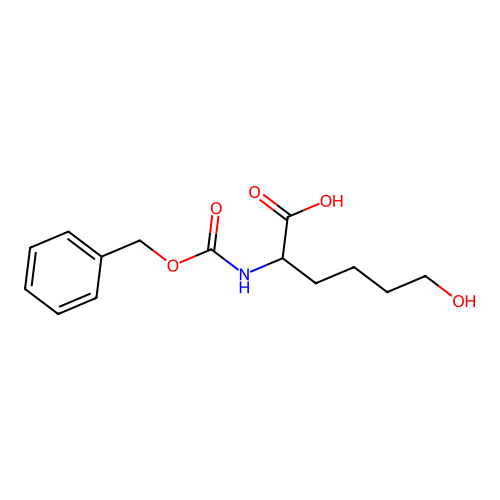 2-{[(Benzyloxy)carbonyl]amino}-6-hydroxyhexanoic acid structure
