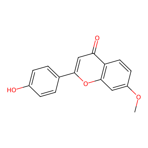 4'-Hydroxy-7-Methoxyflavone structure