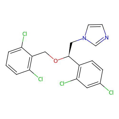 Isoconazole, (R)- structure