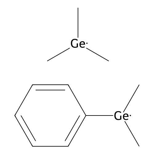 Digermane, pentamethyl-phenyl- structure
