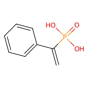 (1-苯基乙烯基)膦酸 structure