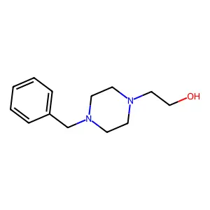 4-Benzyl-1-piperazineethanol structure
