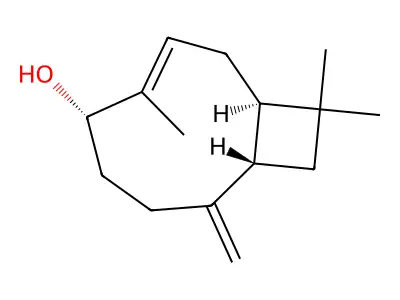 4,11,11-Trimethyl-8-methylidenebicyclo[7.2.0]undec-3-en-5-ol structure