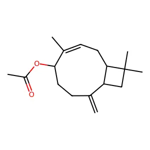 Acetyl Caryophyllene structure
