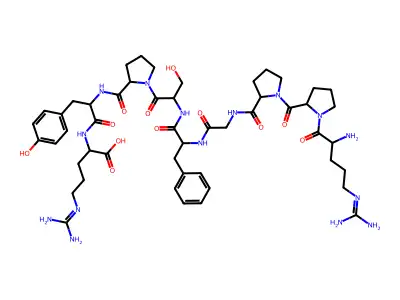 (Tyr8)-Bradykinin structure