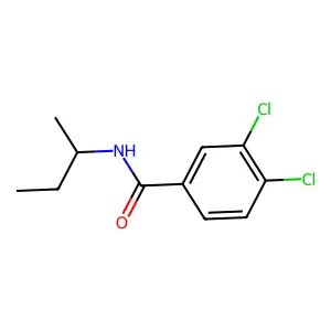 N-丁-2-基-3,4-二氯苯甲酰胺 structure