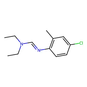 N'-(4-chloro-2-methylphenyl)-N,N-diethylmethanimidamide structure