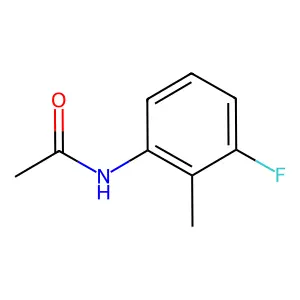 N-(3-fluoro-2-methylphenyl)acetamide structure