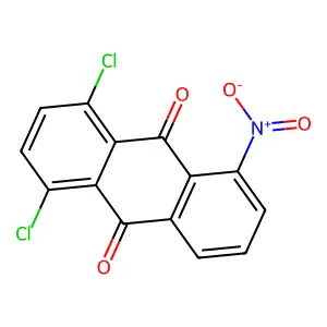 1,4-Dichloro-5-nitroanthraquinone structure