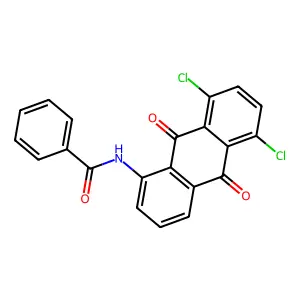 N-(5,8-Dichloro-9,10-dihydro-9,10-dioxo-1-anthryl)benzamide structure