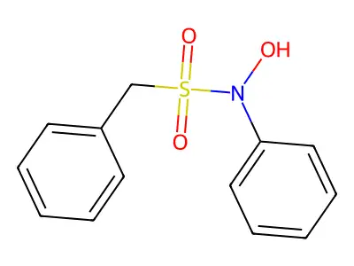 N-hydroxy-N,1-diphenylmethanesulfonamide structure