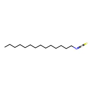 Tetradecyl isothiocyanate structure
