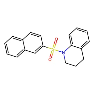 1-(Naphthalene-2-sulfonyl)-1,2,3,4-tetrahydro-quinoline structure