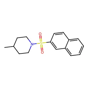 4-Methyl-1-(2-naphthylsulfonyl)piperidine structure