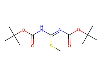 1,3-DI-Boc-2-methylisothiourea structure
