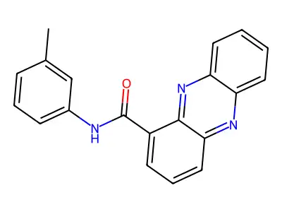 N-(3-methylphenyl)phenazine-1-carboxamide structure