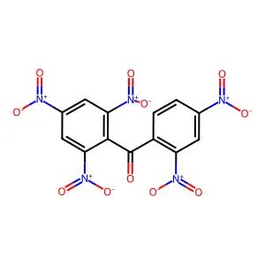 2,2',4,4',6-Pentanitrobenzophenone structure