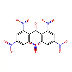 Bis(2,4,6-trinitrophenyl)methanone structure