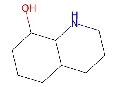 Decahydroquinolin-8-ol structure