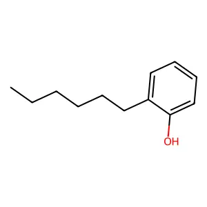 2-Hexylphenol structure