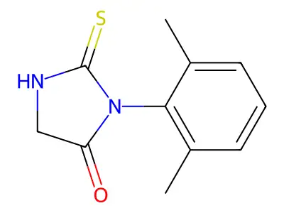 3-(2,6-dimethylphenyl)-2-mercapto-3,5-dihydro-4H-imidazol-4-one structure