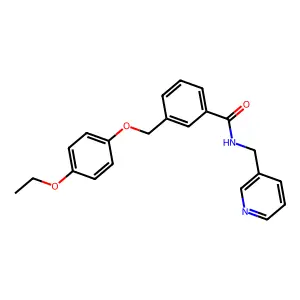 3-[(4-ethoxyphenoxy)methyl]-N-(pyridin-3-ylmethyl)benzamide structure