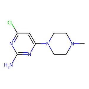 4-Chloro-6-(4-methylpiperazin-1-yl)pyrimidin-2-amine structure