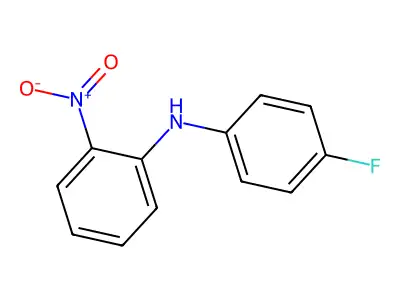 N-(4-fluorophenyl)-2-nitroaniline structure