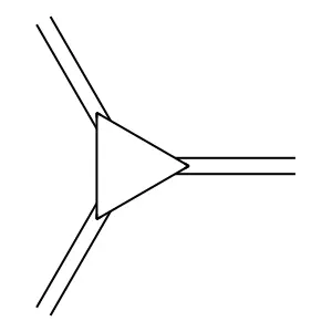 Cyclopropane, tris(methylene)- structure