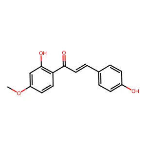 2-Propen-1-one, 1-(2-hydroxy-4-methoxyphenyl)-3-(4-hydroxyphenyl)- structure