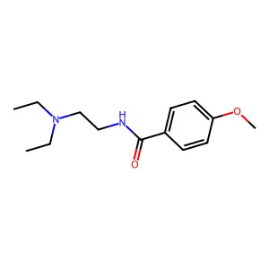 N-(2-(Diethylamino)ethyl)-4-methoxybenzamide structure