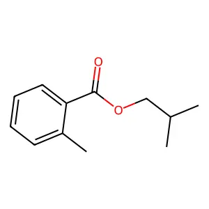 Benzoic acid, 2-methyl-, (2-methylpropyl) ester structure