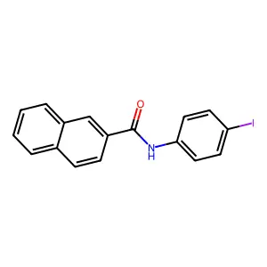N-(4-碘苯基)萘-2-甲酰胺 structure
