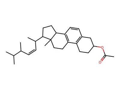 Neoergosterol, acetate structure