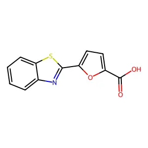 5-(1,3-Benzothiazol-2-yl)furan-2-carboxylic acid structure