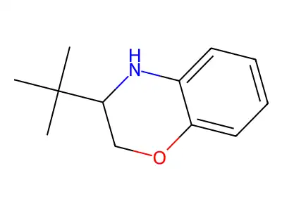3-tert-Butyl-3,4-dihydro-2H-1,4-benzoxazine structure
