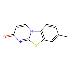 8-methyl-2H-pyrimido[2,1-b][1,3]benzothiazol-2-one structure