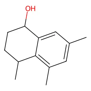 1,2,3,4-Tetrahydro-4,5,7-trimethyl-1-naphthol structure