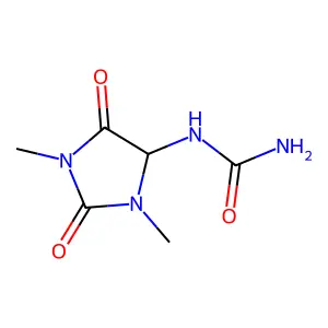 Urea, N-(1,3-dimethyl-2,5-dioxo-4-imidazolidinyl)- structure