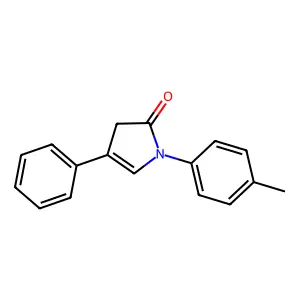 1-(4-methylphenyl)-4-phenyl-3H-pyrrol-2-one structure