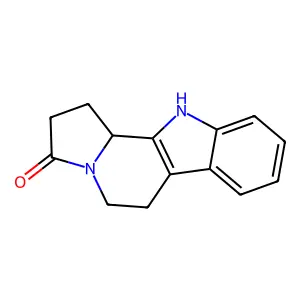 1,2,5,6,11,11b-Hexahydro-3H-indolizino[8,7-b]indol-3-one structure