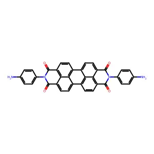 Anthra(2,1,9-def:6,5,10-d'e'f')diisoquinoline-1,3,8,10(2H,9H)-tetrone, 2,9-bis(4-aminophenyl)- structure