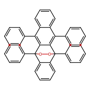 5,12-Dihydro-5,6,11,12-tetraphenyl-5,12-epidioxynaphthacene structure