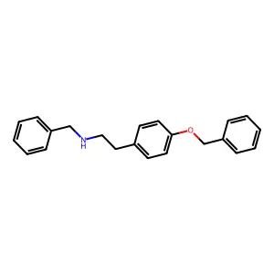 N-苄基-2-(4-苄氧基苯基)乙胺 structure