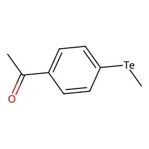 Acetophenone, 4'-(methyltelluryl)- structure